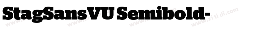 StagSansVU Semibold字体转换 StagSansVU Semibold字体转换